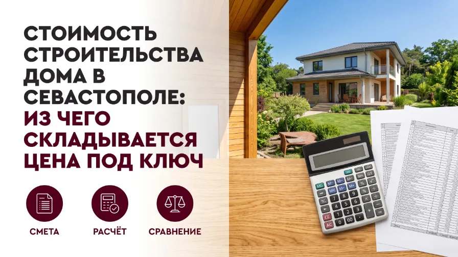 Стоимость строительства дома в Севастополе: из чего складывается цена под ключ