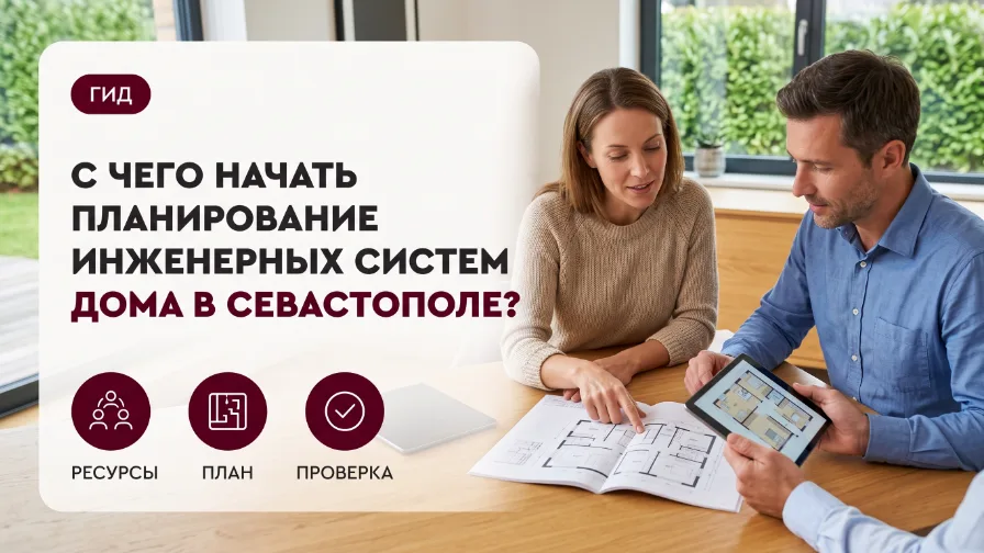 С чего начать планирование инженерных систем дома в Севастополе?