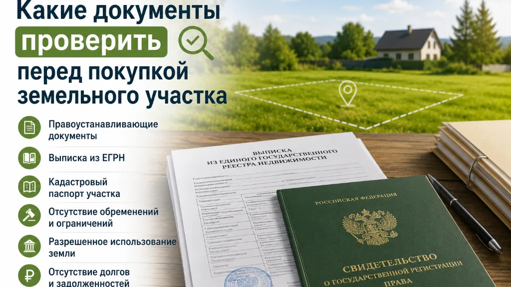 Какие документы проверить перед покупкой земельного участка