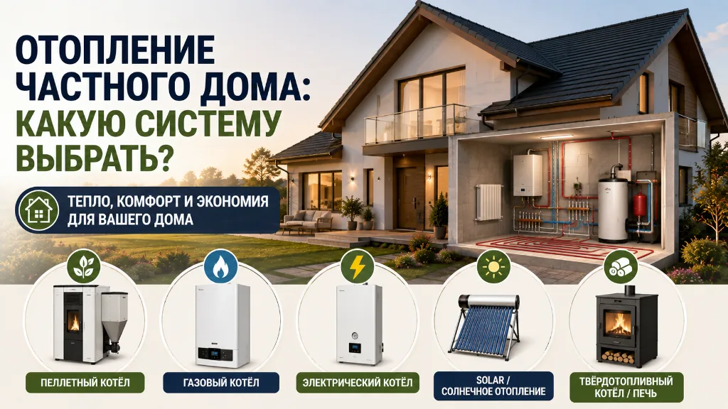 Отопление частного дома: какую систему выбрать?