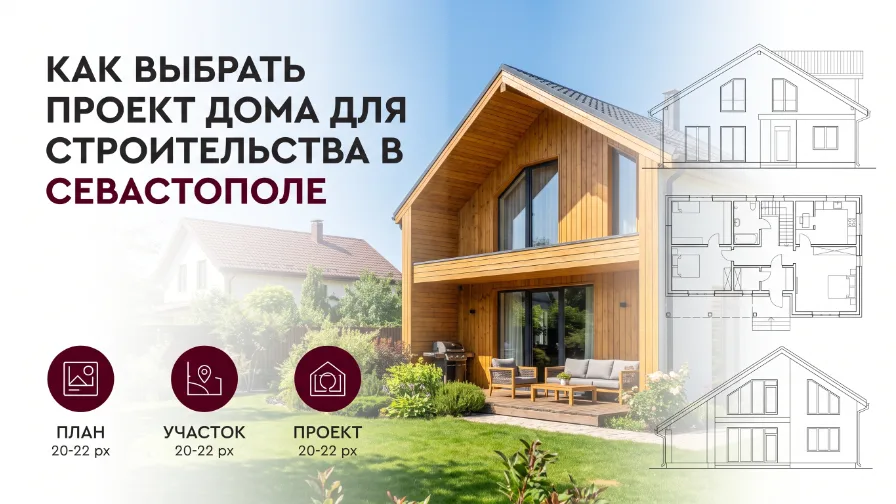 Как выбрать проект дома для строительства в Севастополе