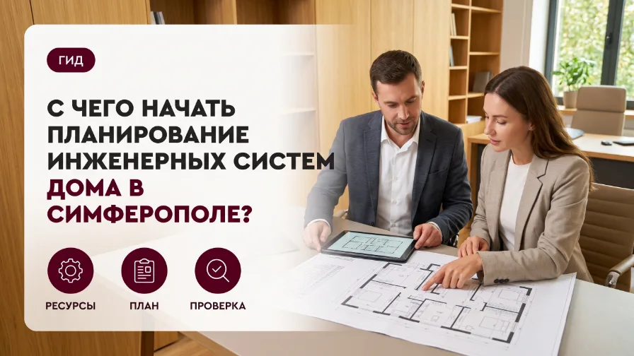 С чего начать планирование инженерных систем дома в Симферополе?
