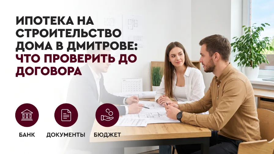 Ипотека на строительство дома в Дмитрове: что проверить до договора