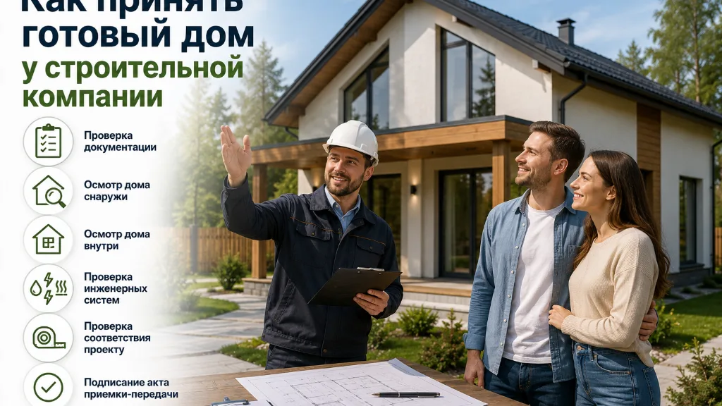 Как принять готовый дом у строительной компании