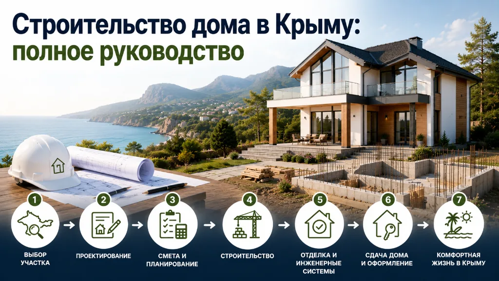 Строительство дома в Крыму: полное руководство