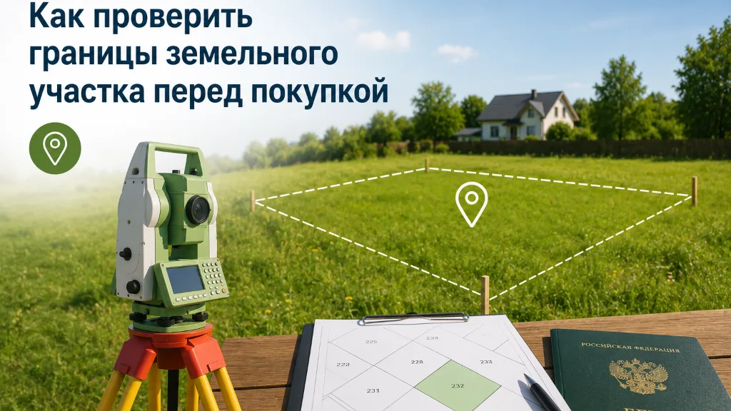 Как проверить границы земельного участка перед покупкой