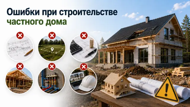 Ошибки при строительстве частного дома