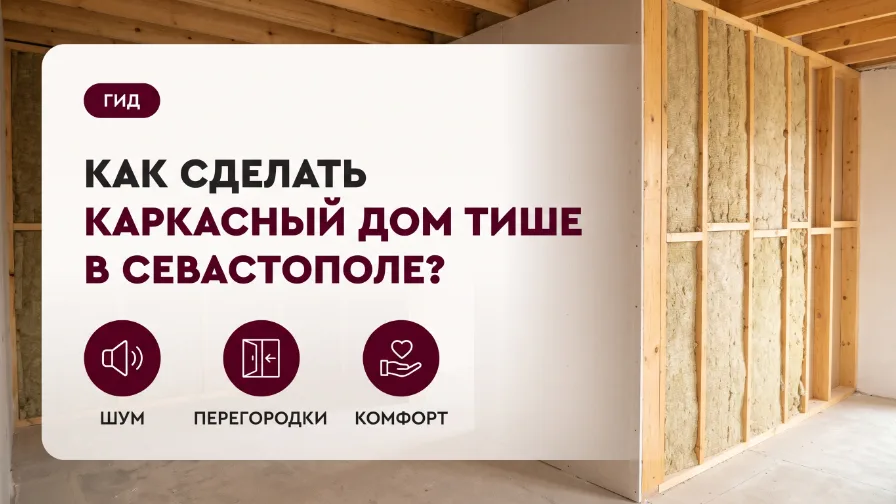 Как сделать дом в Севастополе тише: стена не всегда виновата