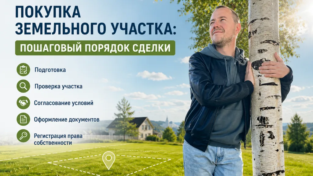 Покупка земельного участка: пошаговый порядок сделки