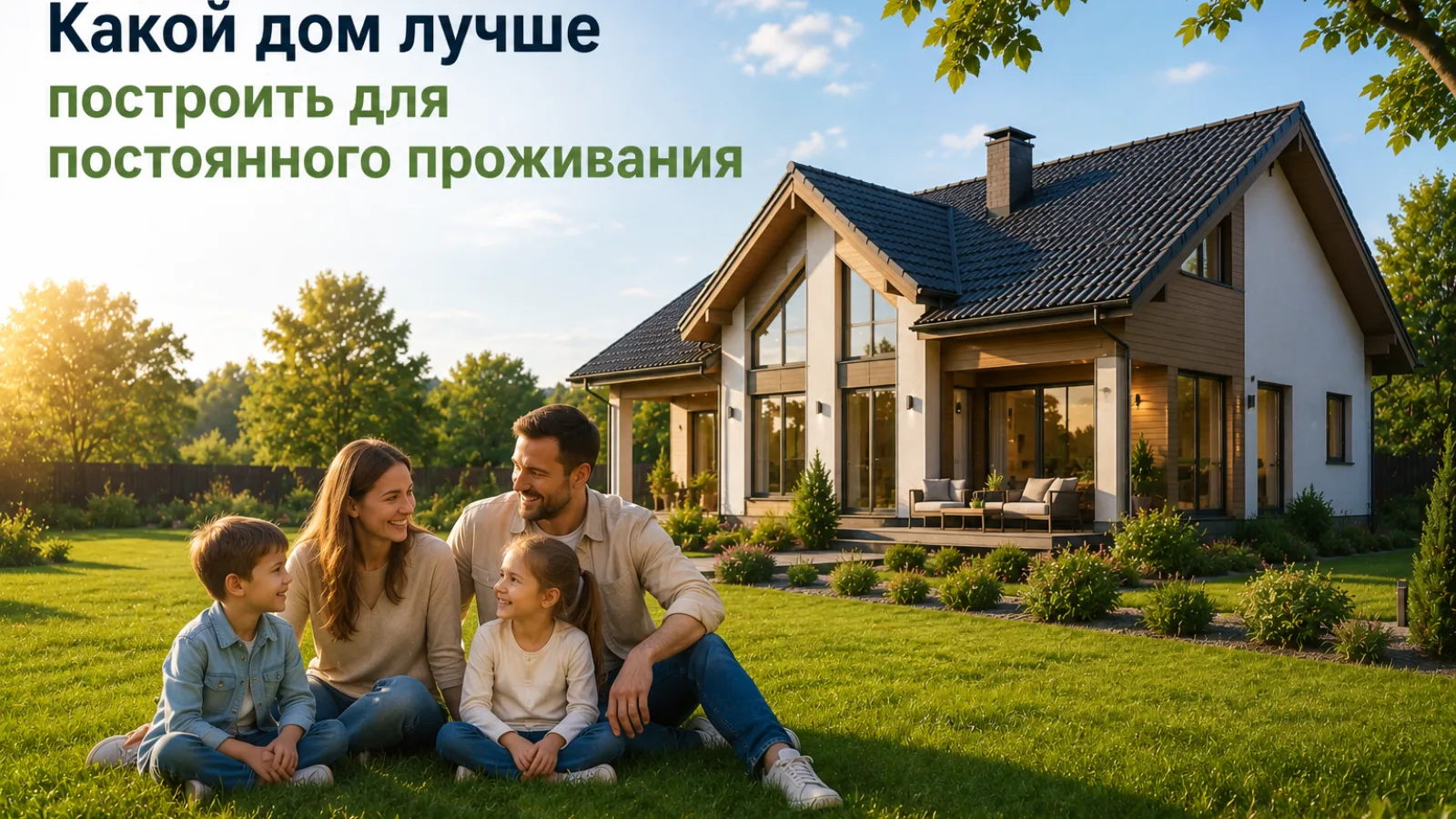 Какой дом лучше построить для постоянного проживания