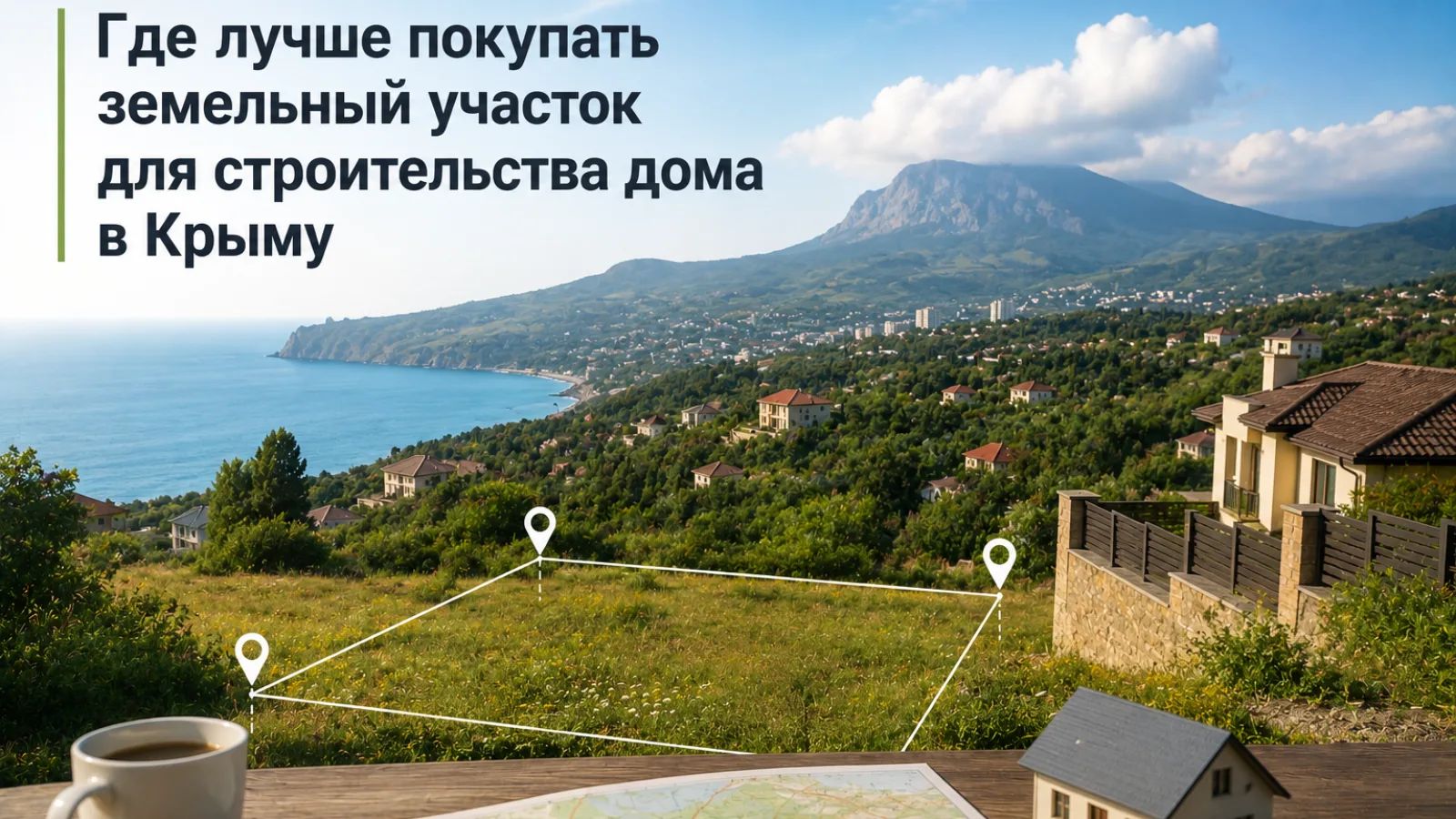Где лучше покупать земельный участок для строительства дома в Крыму