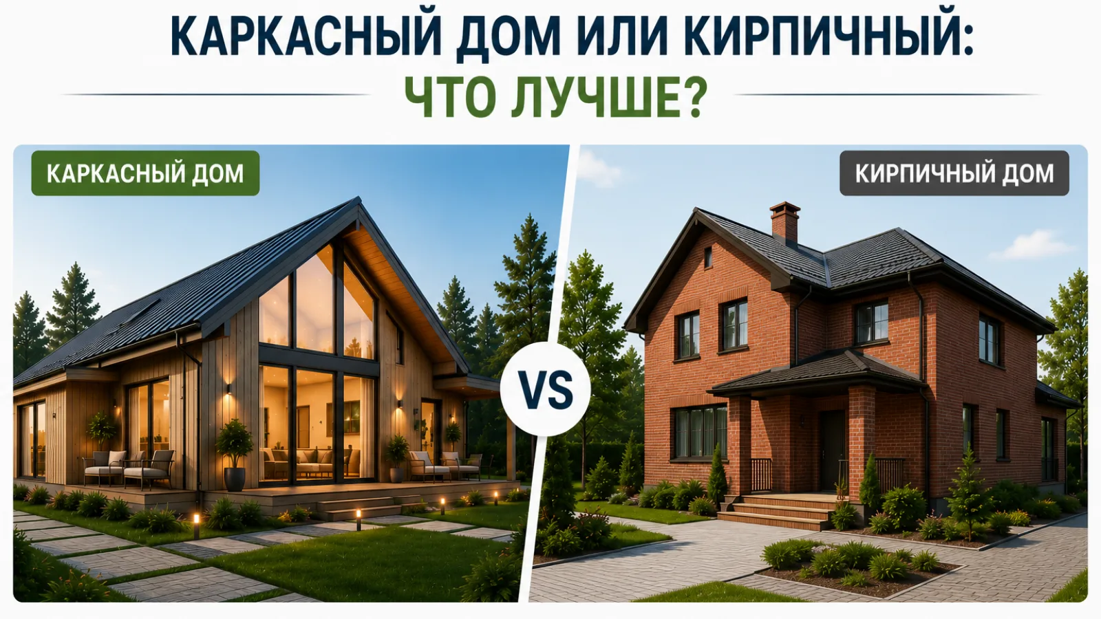 Каркасный дом или кирпичный: что лучше?
