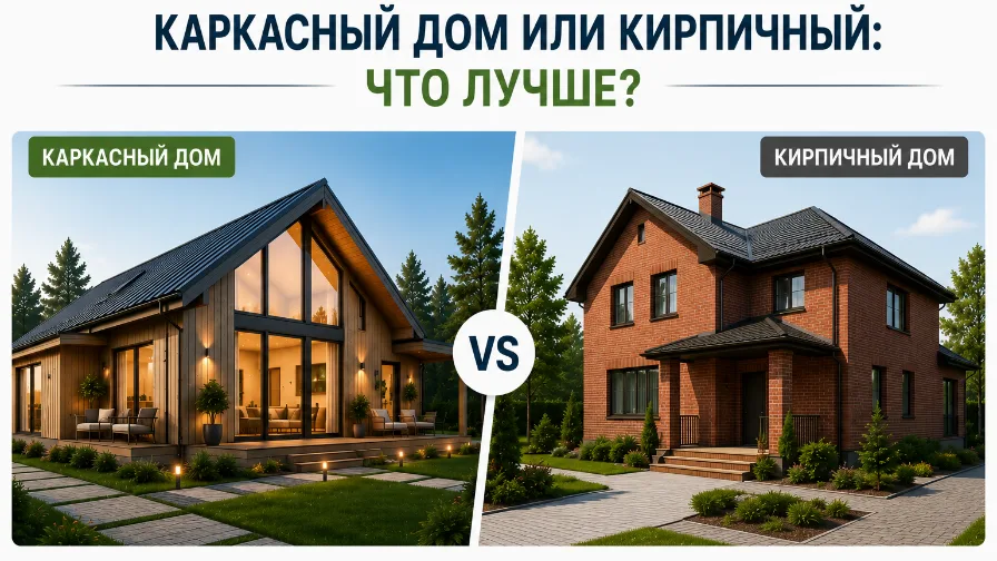 Каркасный дом или кирпичный: что лучше?