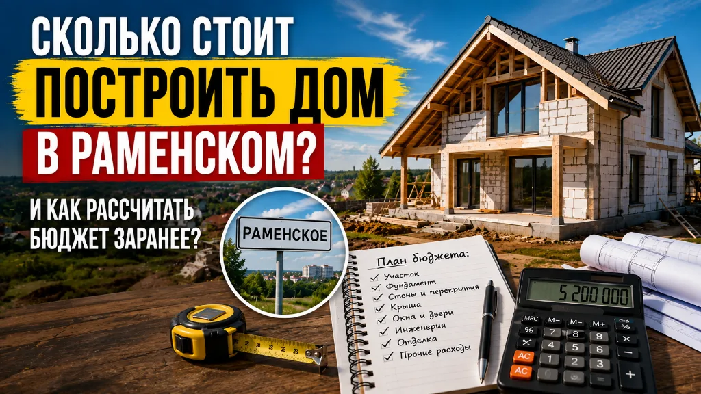 Сколько стоит построить дом в Раменском и как рассчитать бюджет заранее?