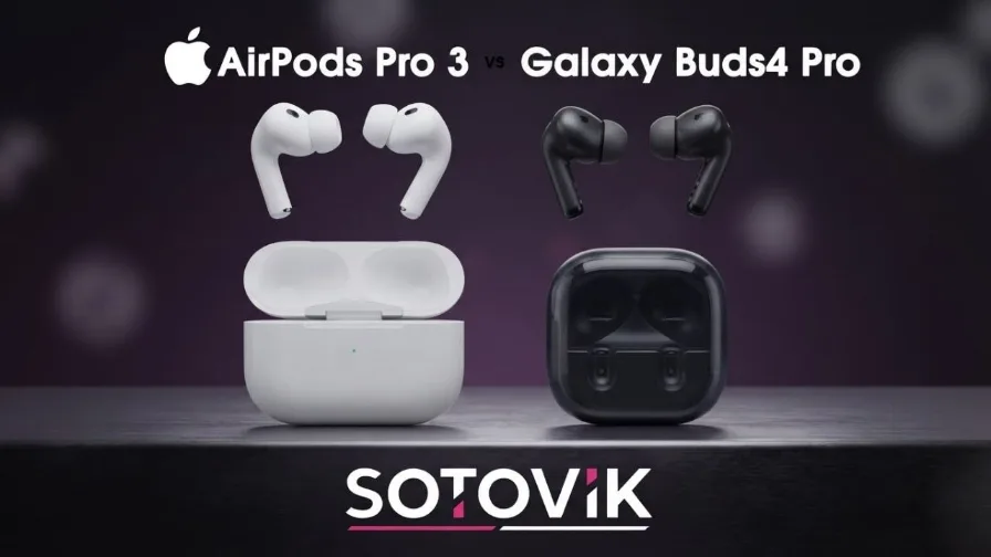 Apple AirPods Pro 3 против Samsung Galaxy Buds Pro 4
