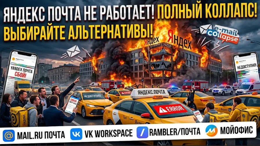 Не работает Яндекс Почта: лучшие альтернативы для личной переписки и бизнеса
