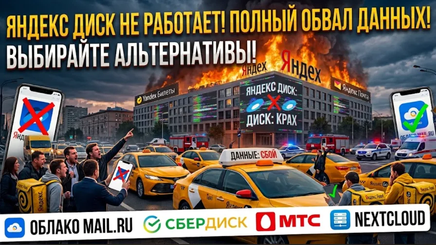 Не работает Яндекс Диск: лучшие альтернативы для хранения файлов и совместной работы