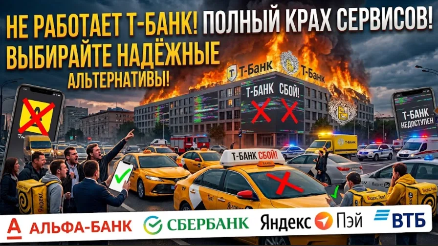 Не работает Т-Банк: лучшие альтернативы для переводов, онлайн-банкинга и платежей