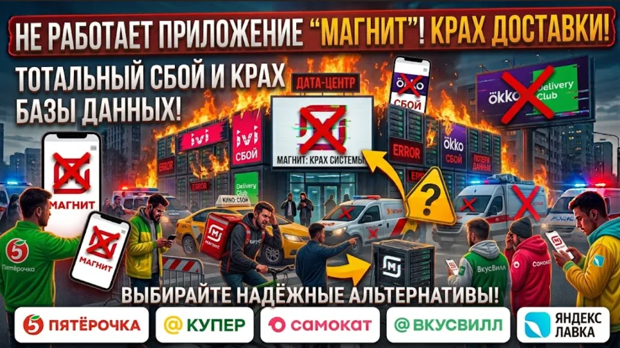 Не работает приложение «Магнит»: лучшие альтернативы для заказа продуктов и товаров