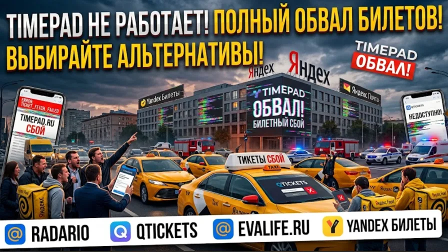 Не работает Timepad: лучшие альтернативы для регистрации и продажи билетов на мероприятия