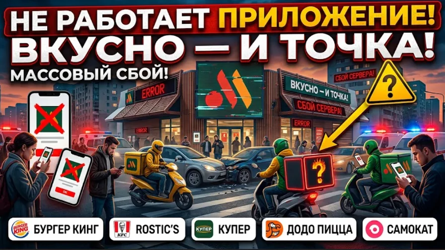 Не работает приложение «Вкусно - и точка»: лучшие альтернативы для заказа еды и доставки