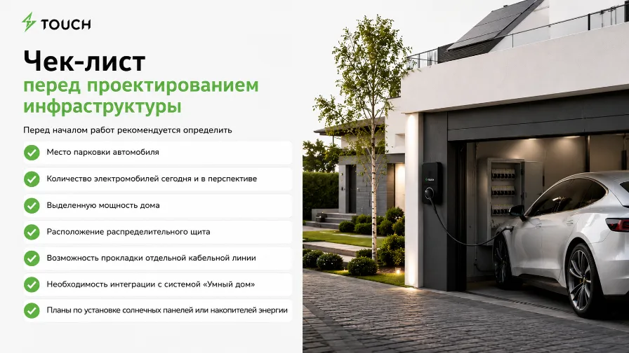 Зарядная станция для коттеджа: особенности проектирования и подключения