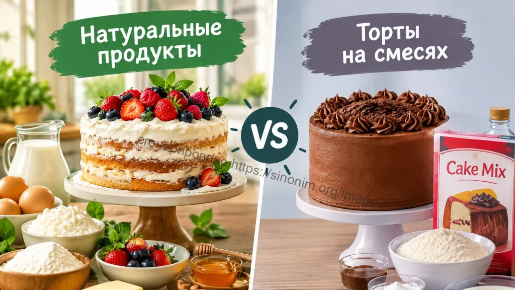 Торты на натуральных продуктах vs Торты на смесях: что вы реально едите?